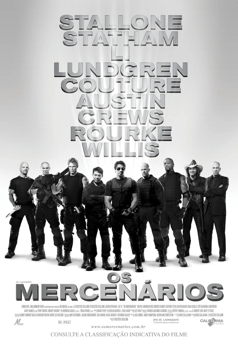 Pôster de Os Mercenários
